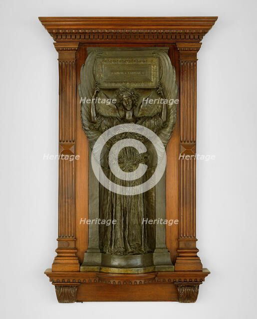 Amor Caritas, Modeled 1897, cast after 1899. Creator: Augustus Saint-Gaudens.