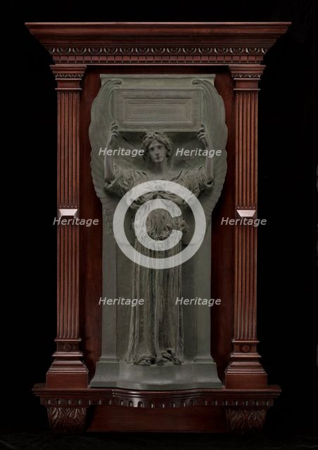 Amor Caritas, modeled 1898, cast after 1898. Creator: Augustus Saint-Gaudens (American, 1848-1907).