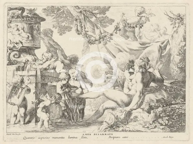Amor Disarmato (Cupid Disarmed), 1776. Creator: Giovanni David.