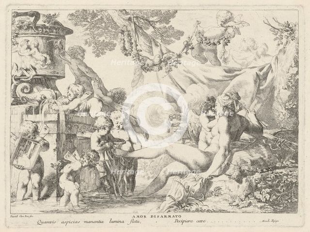 Amor Disarmato (Cupid Disarmed), 1776. Creator: Giovanni David.