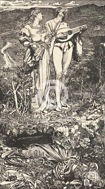 Amor Mundi. From Christine Rossetti's Poem., c1850-1900, (1923). Artist: Frederick Augustus Sandys.