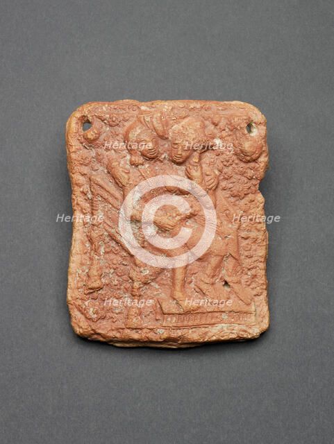 Amorous Couple (Mithuna) Seated in a Chair, 1st century B.C. Creator: Unknown.