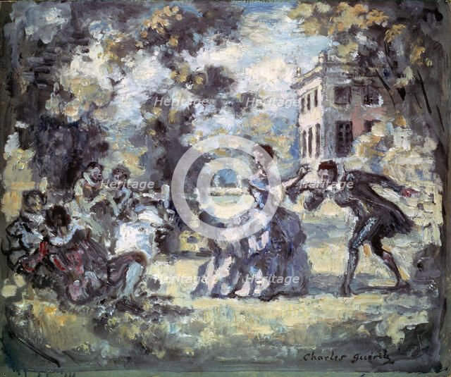 'Amorous Scene', c1908. Artist: Charles Guerin
