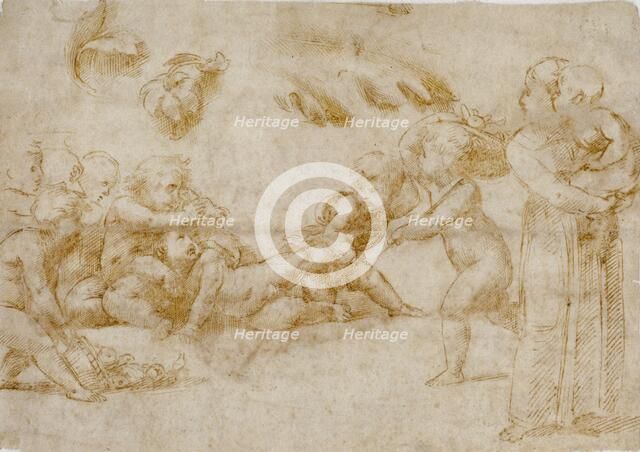 Amorini at play, c1500-1520. Artist: Raphael.