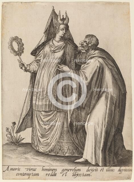 Amoris virus hominem..., 1597. Creators: Jean-Jacques Boissard, Robert Boissard.