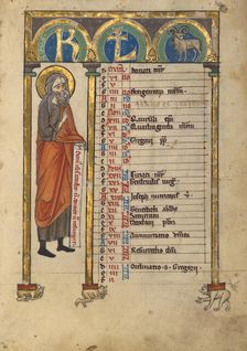 Amos; Psalter, about 1240-1250. Creator: Unknown
