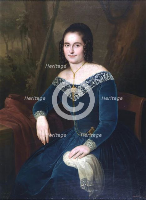 Amparo Romero, 1843. Creator: Antonio María Esquivel.