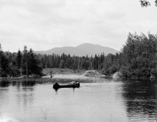 Ampersand Mountain from Cold Brook, Adirondack Mtns., N.Y., between 1900 and 1910. Creator: Unknown