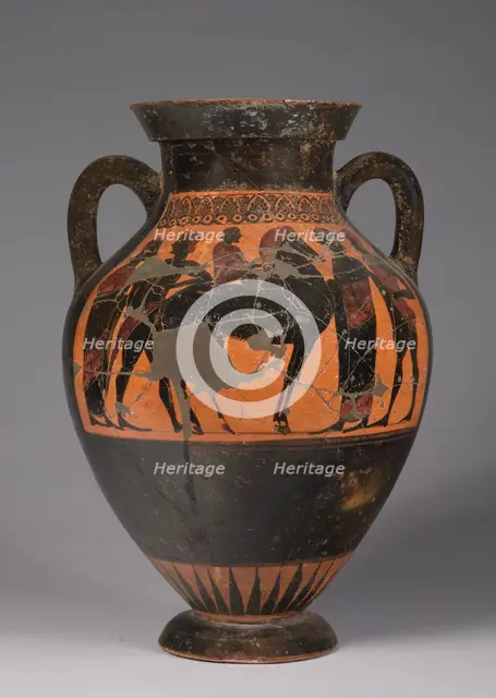 Amphora, 500s BC. Creator: Unknown.