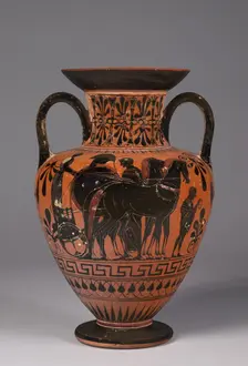 Amphora, 500s BC. Creator: Unknown
