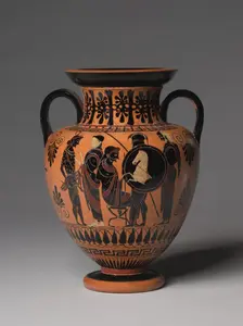 Amphora (Wine Jug), 520-510 BC. Creator: Unknown