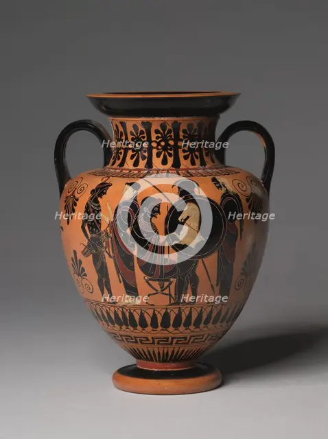 Amphora (Wine Jug), 520-510 BC. Creator: Unknown.