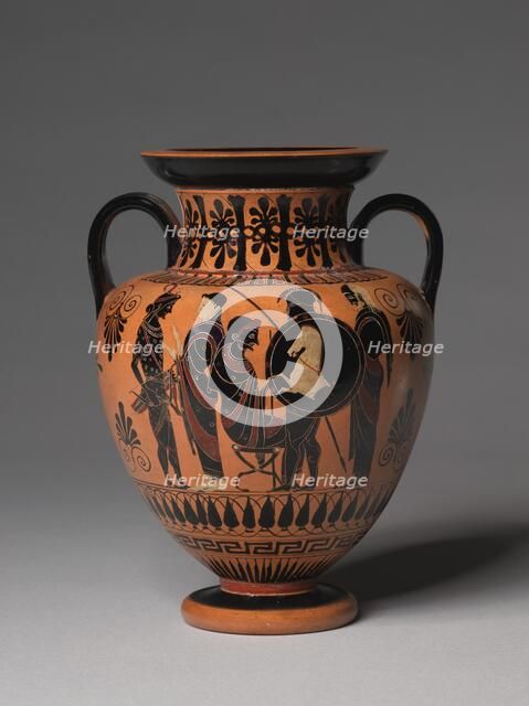 Amphora (Wine Jug), 520-510 BC. Creator: Unknown.