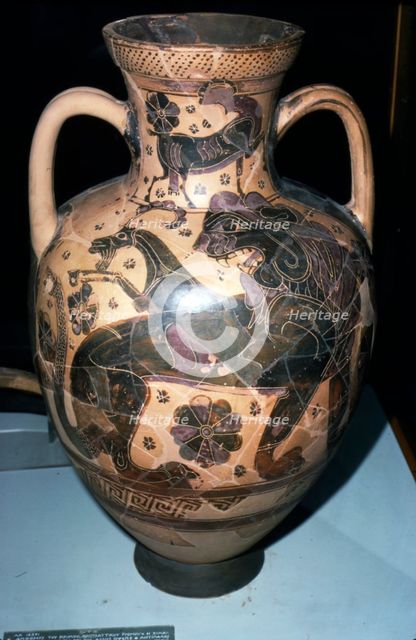 Amphora with Chimera, c6th century BC.