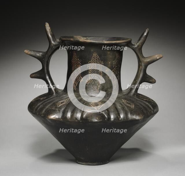 Amphora with Spiked Handles, 700-675. Creator: Unknown.