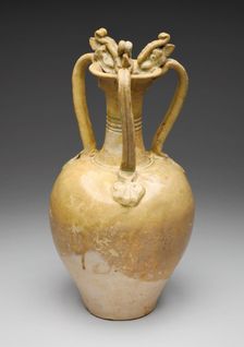 Amphora with Three Dragon-Shaped Handles, Tang dynasty (618-907), 8th century. Creator: Unknown