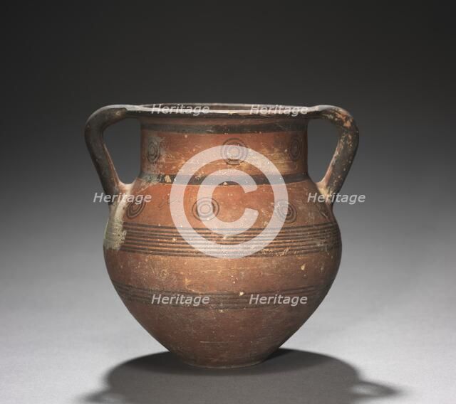 Amphora, c. 750-600 BC. Creator: Unknown.