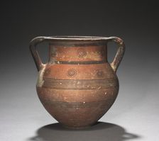 Amphora, c. 750-600 BC. Creator: Unknown
