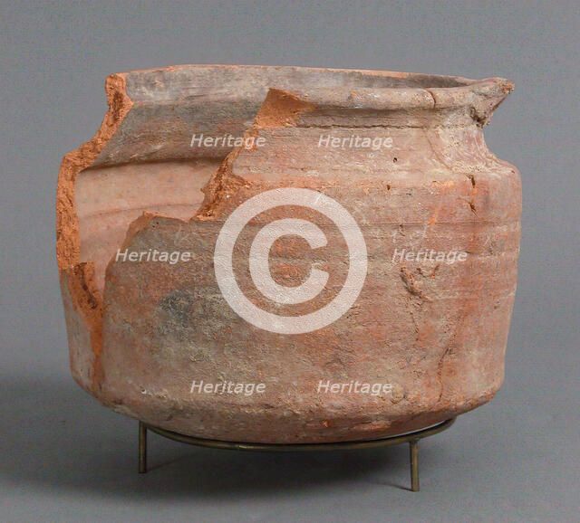 Amphora, Coptic, 4th-7th century. Creator: Unknown.