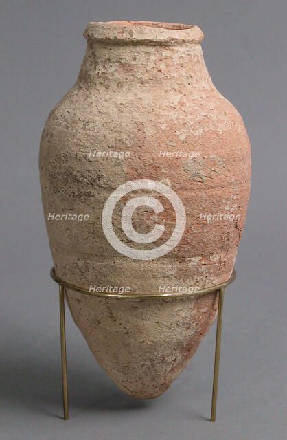 Amphora, Coptic, 4th-7th century. Creator: Unknown.