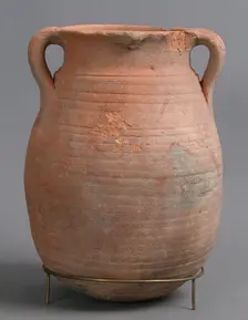 Amphora, Coptic, 4th-7th century. Creator: Unknown