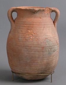 Amphora, Coptic, 4th-7th century. Creator: Unknown