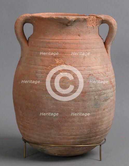 Amphora, Coptic, 4th-7th century. Creator: Unknown.