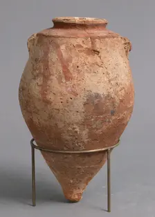 Amphora, Coptic, 4th-7th century. Creator: Unknown