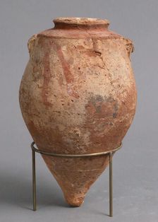 Amphora, Coptic, 4th-7th century. Creator: Unknown