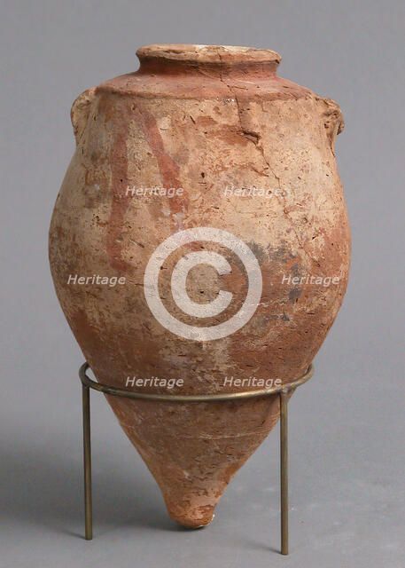 Amphora, Coptic, 4th-7th century. Creator: Unknown.