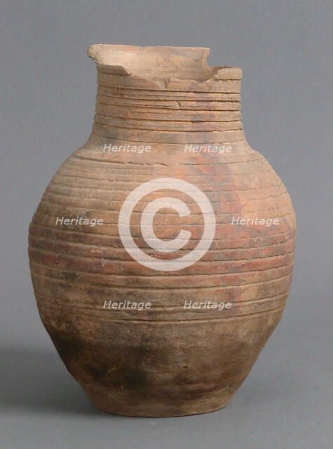 Amphora, Coptic, 4th-7th century. Creator: Unknown.