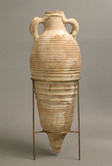 Amphora, Coptic, late 4th-7th century. Creator: Unknown