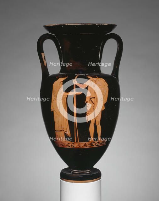 Amphora (Storage Jar), 455-445 BCE. Creator: Sabouroff Painter.