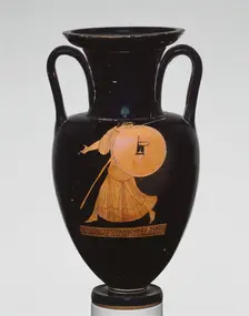 Amphora (Storage Jar), 460-450 BCE. Creator: Achilles Painter