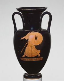 Amphora (Storage Jar), 460-450 BCE. Creator: Achilles Painter