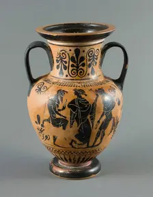 Amphora (Storage Jar), 490-480 BCE. Creator: Michigan Painter