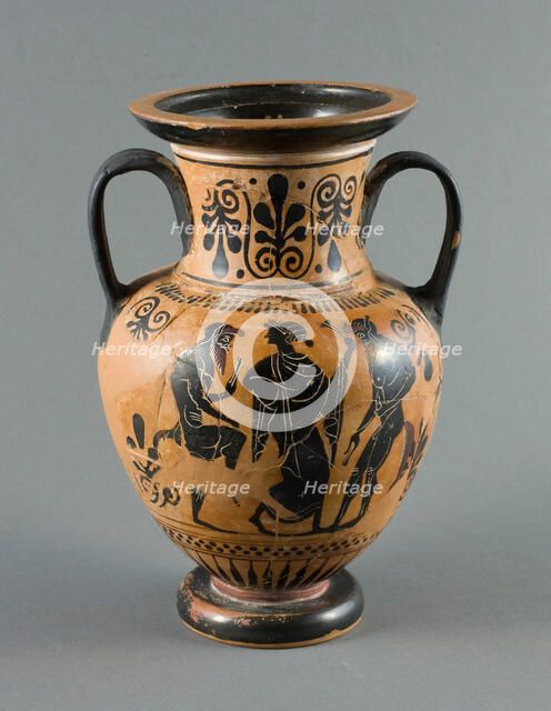 Amphora (Storage Jar), 490-480 BCE. Creator: Michigan Painter.