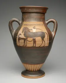 Amphora (Storage Jar), 530-520 BCE. Creator: Ivy-Leaf Group