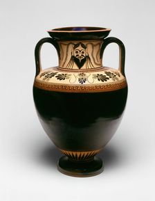 Amphora (Storage Jar), 530-520 BCE. Creator: The Antimenes Painter