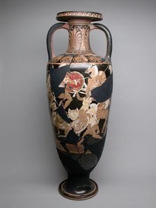 Amphora (Storage Jar), 340-330 BCE. Creator: Ixion Painter