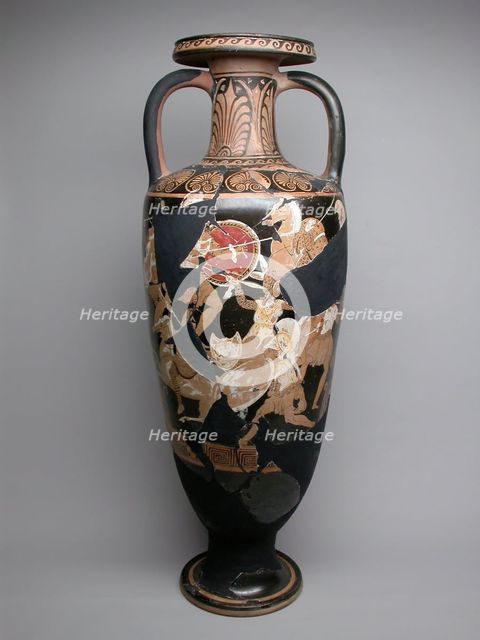 Amphora (Storage Jar), 340-330 BCE. Creator: Ixion Painter.