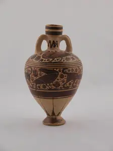 Amphoriskos (Container for Oil), 600-575 BCE. Creator: Unknown