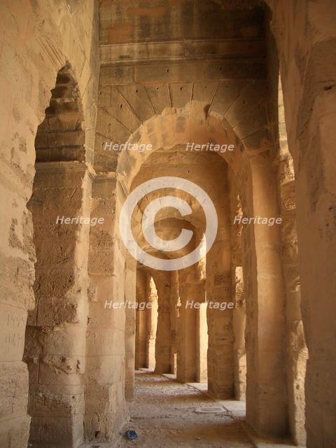Amphitheatre of El Jem, Tunisia, 2009. Creator: Amanda Waite.