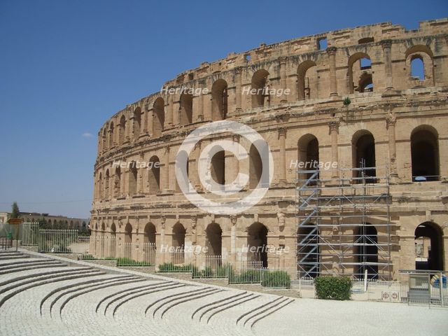 Amphitheatre of El Jem, Tunisia, 2009. Creator: Amanda Waite.