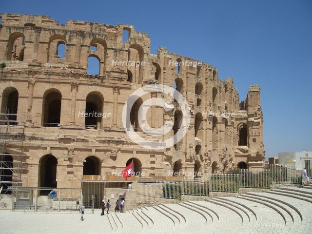 Amphitheatre of El Jem, Tunisia, 2009. Creator: Amanda Waite.