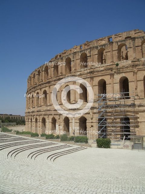 Amphitheatre of El Jem, Tunisia, 2009. Creator: Amanda Waite.