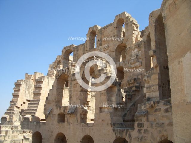 Amphitheatre of El Jem, Tunisia, 2009. Creator: Amanda Waite.
