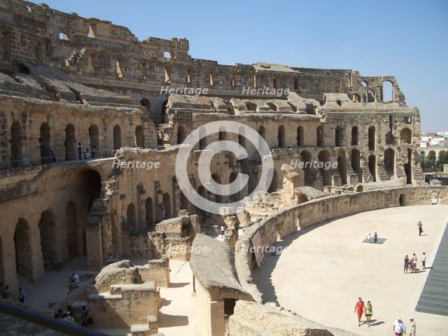 Amphitheatre of El Jem, Tunisia, 2009. Creator: Amanda Waite.