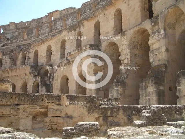 Amphitheatre of El Jem, Tunisia, 2009. Creator: Amanda Waite.