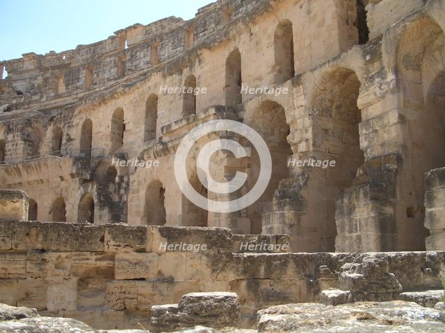 Amphitheatre of El Jem, Tunisia, 2009. Creator: Amanda Waite.